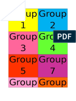 Group 1 Group 2 Group 3 Group 4 Group 5 Group 7 Group Group