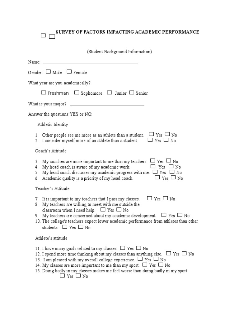 Factors Affecting Academic Success | PDF | Students | Teachers