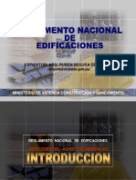 Condiciones Generales de Diseño Rne