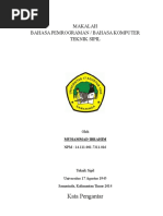 Download Makalah Bahasa Pemrograman Atau Bahasa Komputer by ibrahim SN318488938 doc pdf