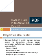 Bahan Ajar Ilmu Politik