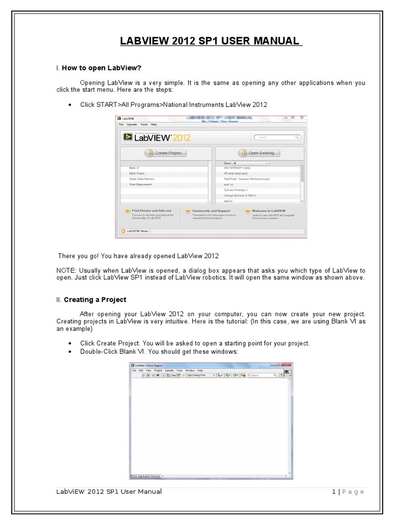Labview Manual Basics PDF Array Data Structure Control Flow