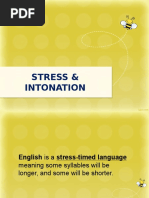 STRESS and INTONATION