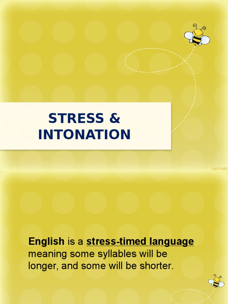 Understanding Stress and Intonation in English | PDF | Stress ...