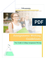 Assignment Writing Guidelines