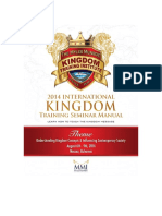 2014 Kingdom Training Seminar Manual