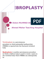 Vertebroplasty: DR Eslam Mohmad Abd El-Ghaffar Ahmed Maher Teaching Hospital