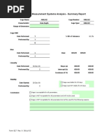 MSA Worksheet