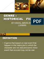 Genre: Historical Fiction