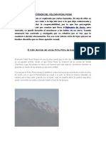 Leyenda Del Volcan Pichu Pichu