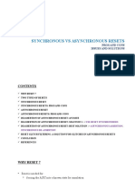 Synchronous Vs Asynchronous Reset Scribd