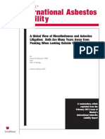 Jessica B. Horewitz and Kirk T. Hartley, A Global View of Mesotheliomas and Asbestos Litigation: Both Are Many Years Away From Peaking When Looking Outside the US, 9 Mealey’s International Asbestos Liability Report, #12 (February 2012).