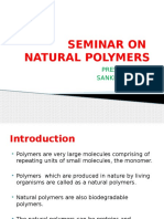 SEMINAR On Natural Polymers