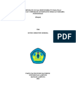 Pengaruh Corporate Social Responsibility Pada Nilai Perusahaan Dengan Corporate Governance Sebagai Variabel Pemoderasi (Skripsi)