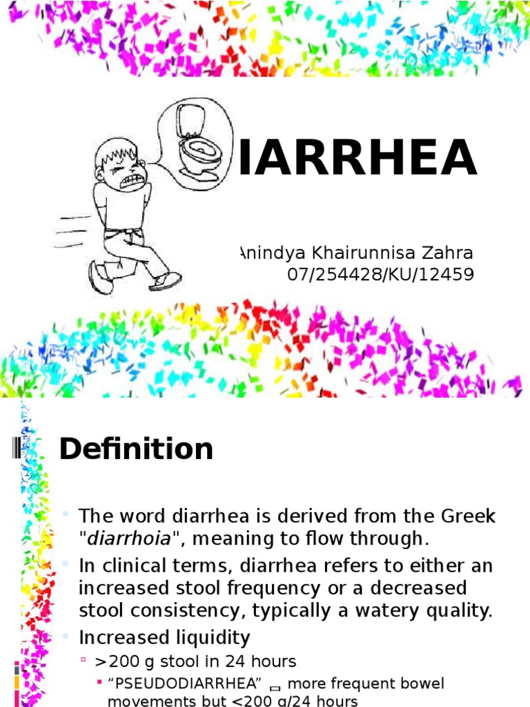 diarrhea.pptx | human feces | diarrhea