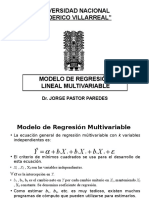 ECONOMETRIA - REGRESION MULTIVARIABLES