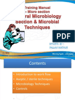 Training Manual- Microbial Techniques GML