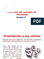 Evolución del concepto de marketing desde la orientación a las ventas hacia la orientación al cliente