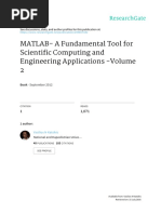 MATLAB - A Fundamental Tool For Scientific Computing and Engineering Applications - Volume 2 PDF