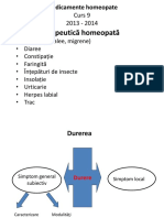 Handout Medicamente Homeopate Curs 9 2013-2014