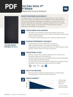 First Solar Series 7 TR1 Module Specs | PDF | Photovoltaics | Solar Panel