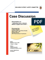 Patient Safety Case Discussion Flyer - 6 June2016