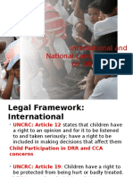 DRR and CCA Legal Framework