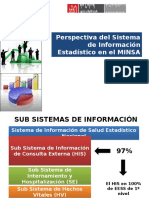 Perspectiva del Sistema de Informaci�n Estad�stico en el MINSA.pptx