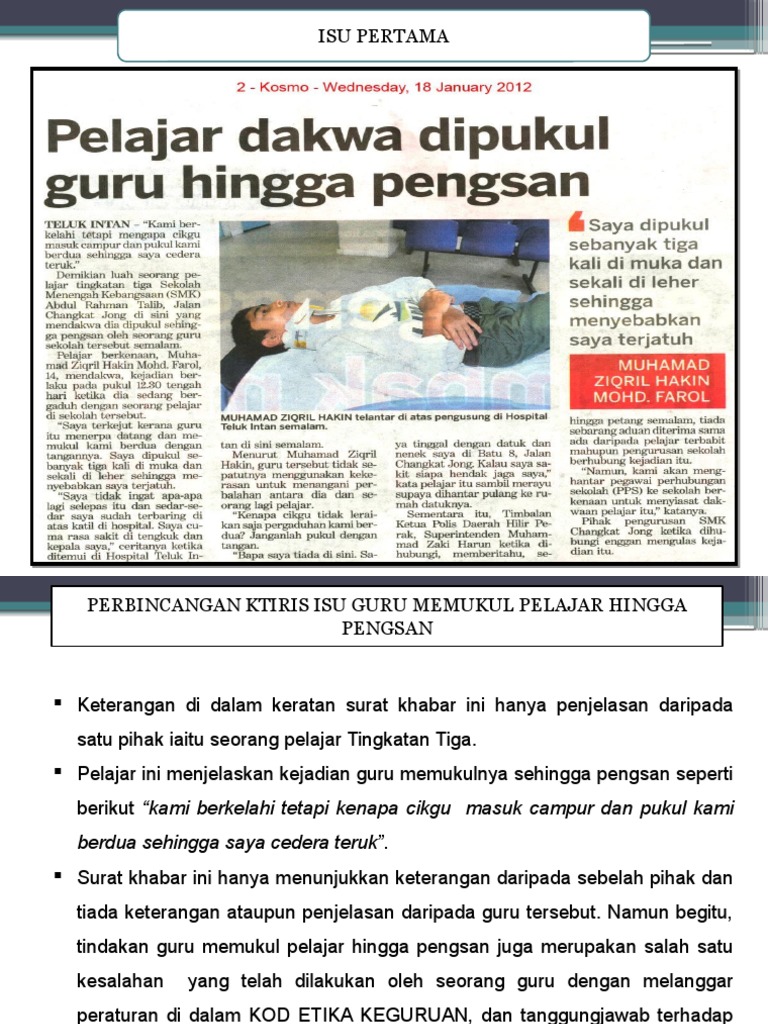 Tajuk 3 Isu Isu Guru Di Sekolah Pdf