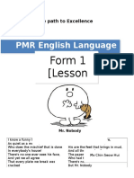 PMR English Language: Form 1 (Lesson 5)