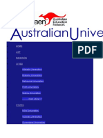 List of Australian Universities