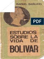 Libro Final Estudios Sobre La Vida de Bolivar - sañudo