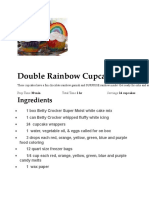 Double Rainbow Cupcakes Recipe