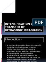 Intensification of Heat Transfer by Ultrasonic Irradiation