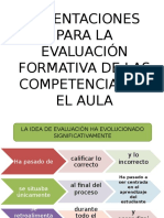 Orientaciones para La Evaluación Formativa de Las Competencias