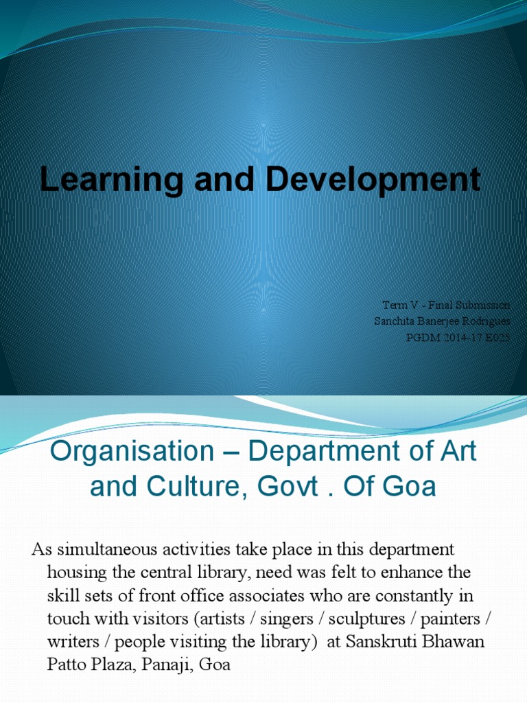 Learning and Development | PDF | Cognition | Communication