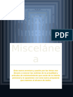 Revista La Miscelanea 