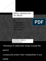 Drug Residues in Meat