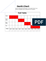 Gantt Chart Completed