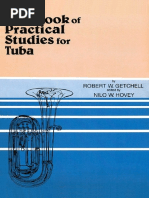 First Book of Practical Studes From Tuba Getchell