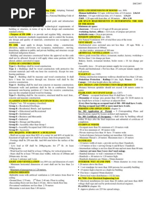Pd 1096 National Building Code 2007 Pdf Stairs Civil Engineering