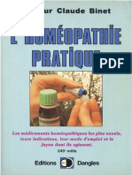 Binet Claude - L Homeopathie Pratique
