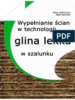 E-book Wypełnianie Ścian w Technologii Glina Lekka, Budujemy z Gliny