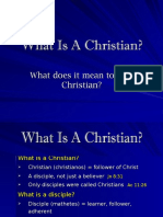 What is a Christian