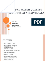 Ground Water Quality Analysis