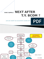 What Next After T.Y. Bcom ?: - Join Our Smart Tax Accountant Course and Have A Job Within 5 Months