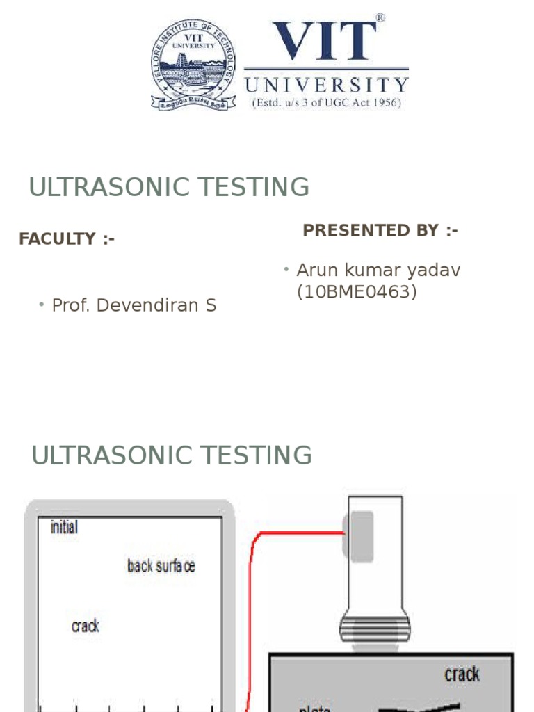 Ultrasonic Testing: Principles & Techniques | PDF | Ultrasound | Waves