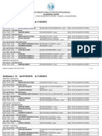 Calendario II Semestre