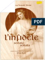 Noty S L Weiss-Sonata XXV Quot La Infedele Quot PDF