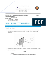 Report on Hall Effect Transducers